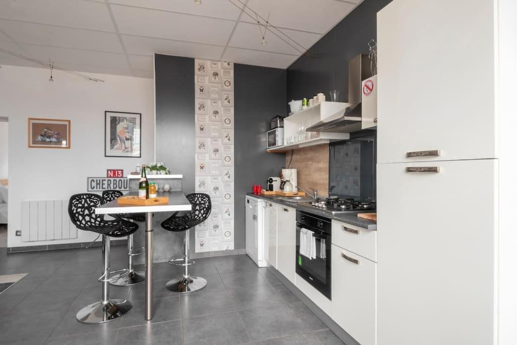 Le Hublot - Meuble Tourisme Classe 3 Etoiles Cherbourg-en-Cotentin Exterior foto
